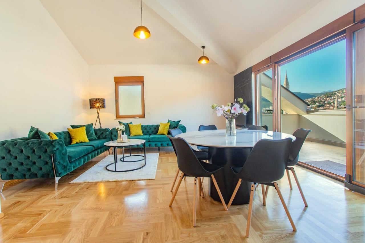 Sky Penthouse Old Bridge With Sauna And Jacuzzi موستار المظهر الخارجي الصورة